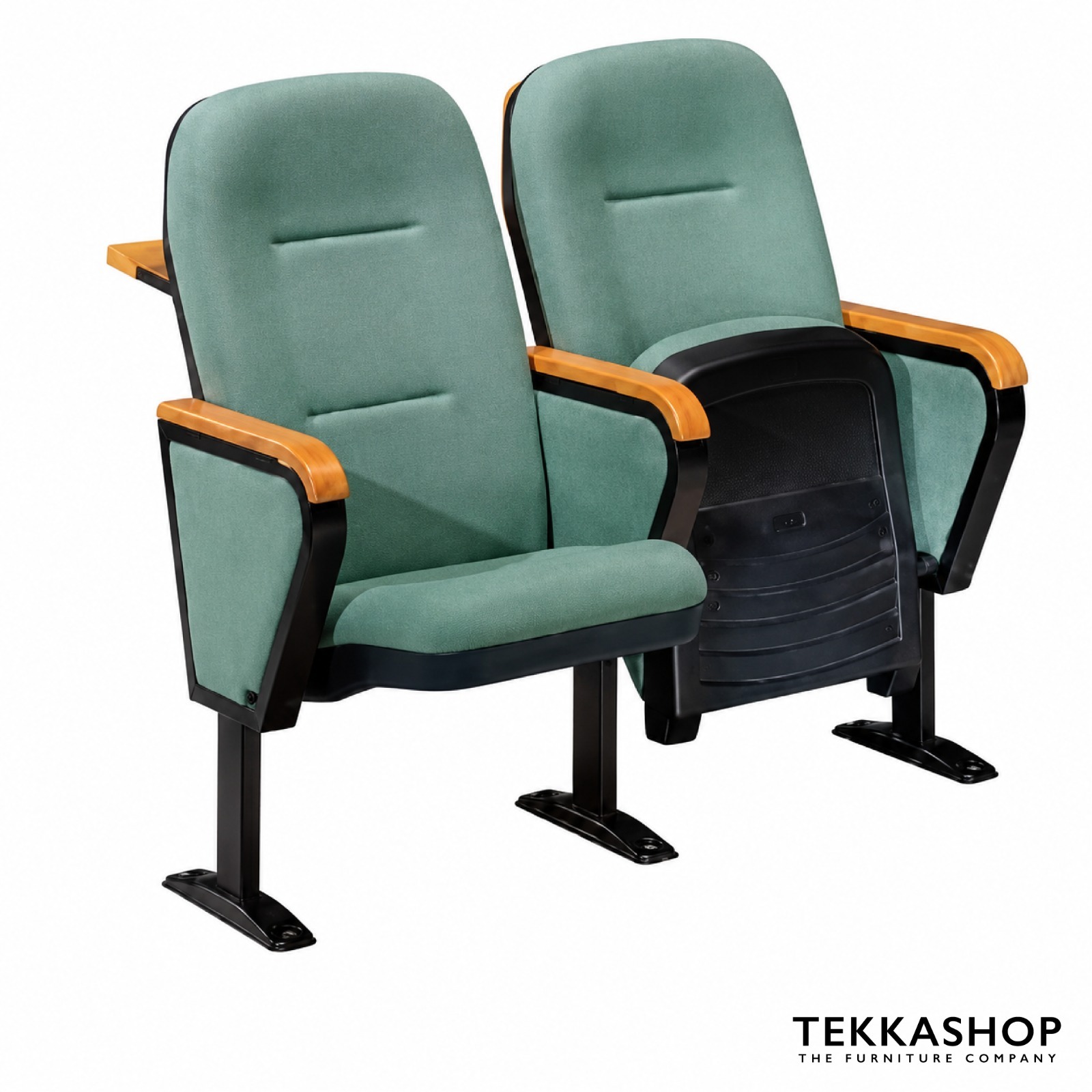 Tekkashop STAC4783 Modern Auditorium Seating Chair Fabric Upholstered Lecture Hall Conference Cinema Seat (pre-order)