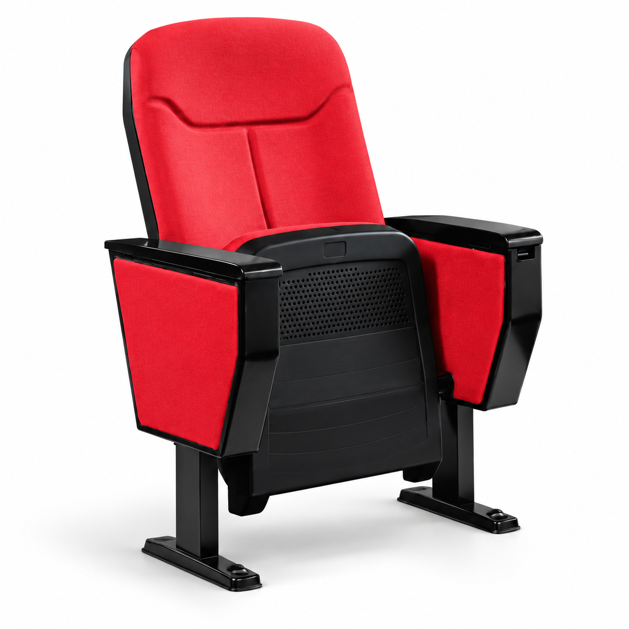 Tekkashop HKAC208 Premium Grade Fabric Cushion Auditorium Joint Chair University Lecture Hall Chair Movie Theatre Seat with Flip Table (Pre-Order)