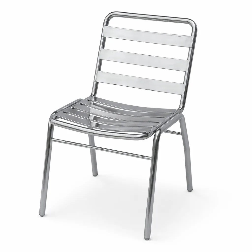 Mamak Style Heavy Duty 304 Grade Stainless Steel Dining Chair, BJDC200
