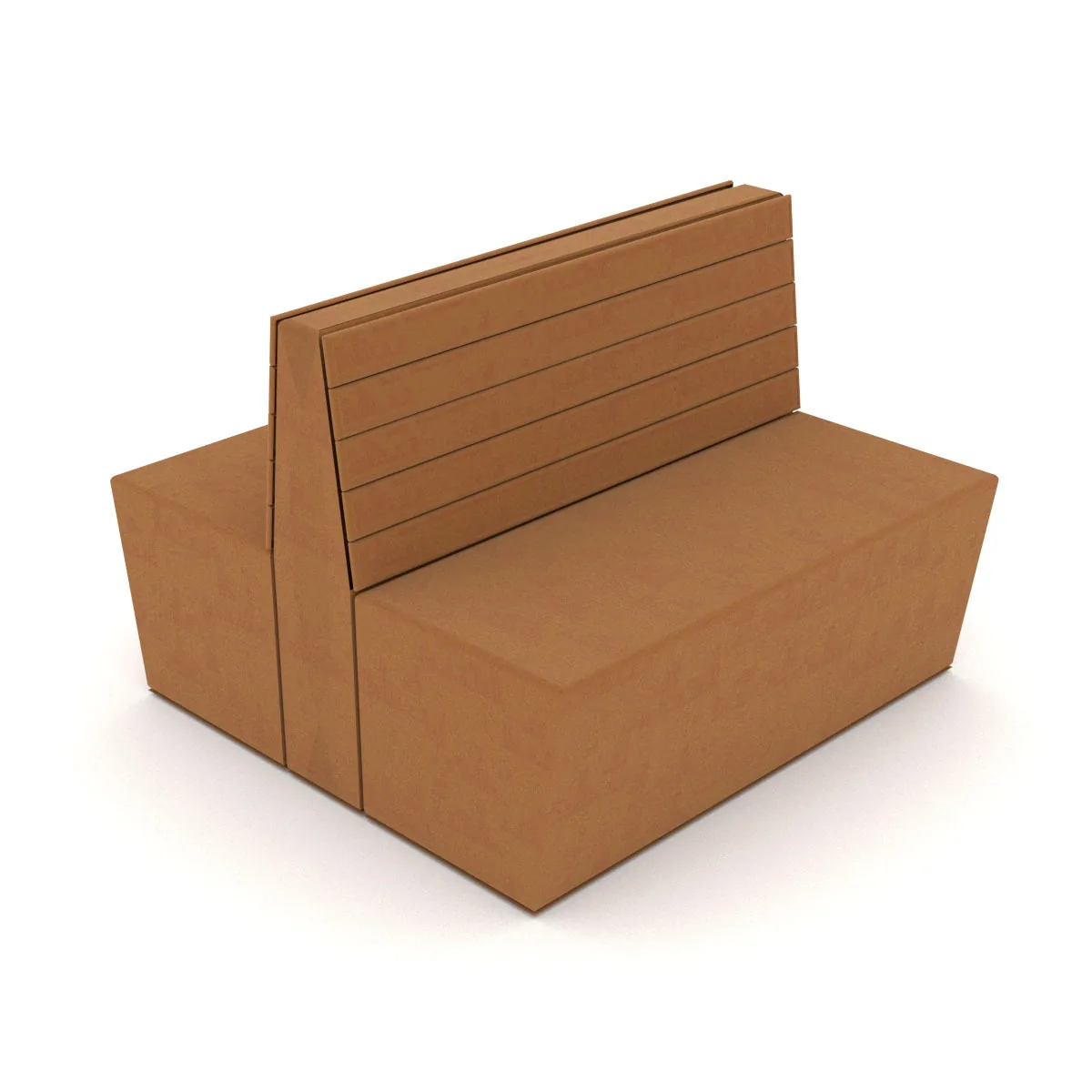 Restaurant Bistro Cafe Style Full Fabric PU Leather Cushion Sofa Bench, HKBS380 (view 2)