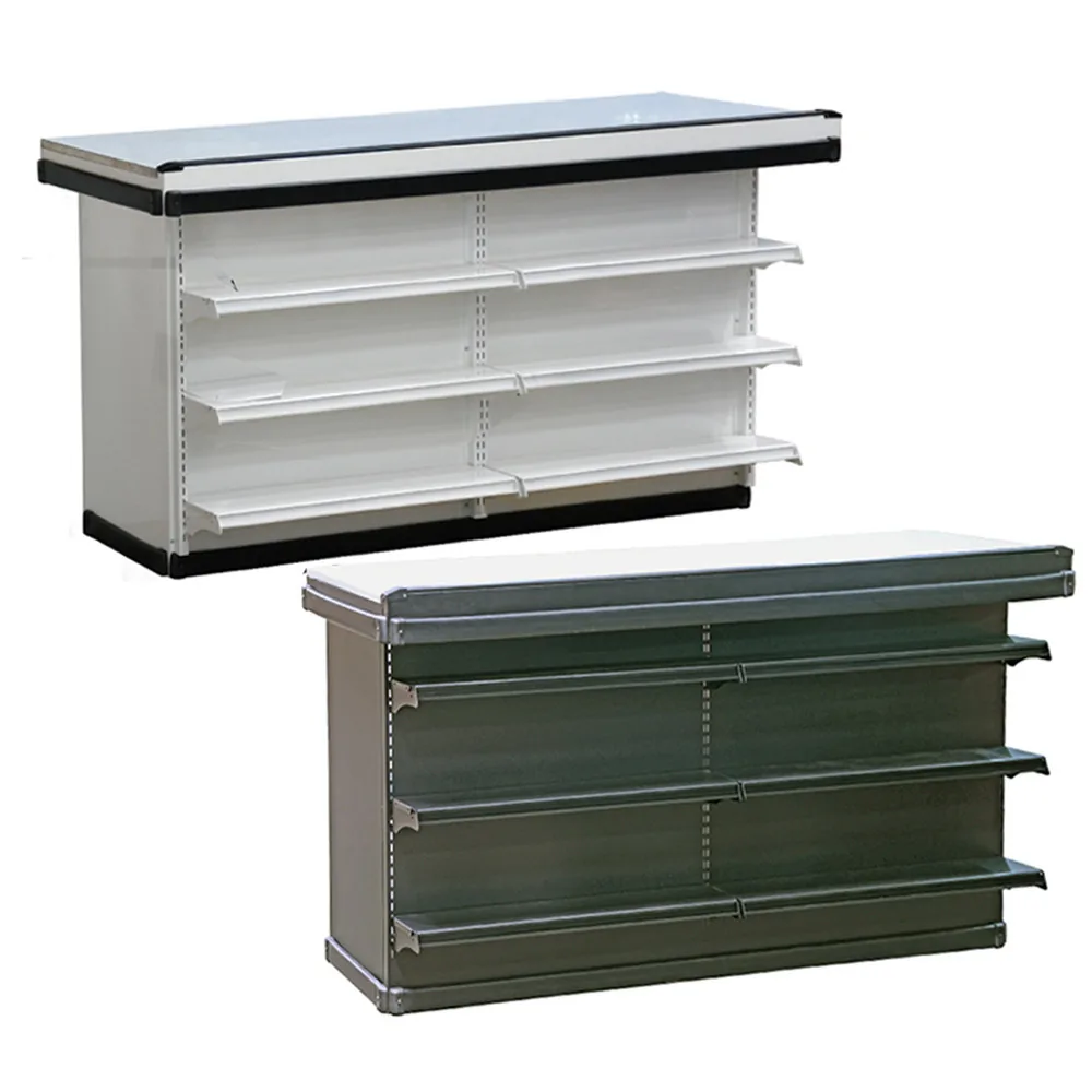 Commercial Retail Space Stainless Steel 6ft Cashier Counter Cabinet Wi, HRCC210 (view 2)