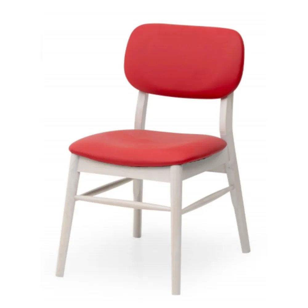 Contemporary Style Cafe Restaurant Solid Wood Dining Chair with Backre, KPDC3482