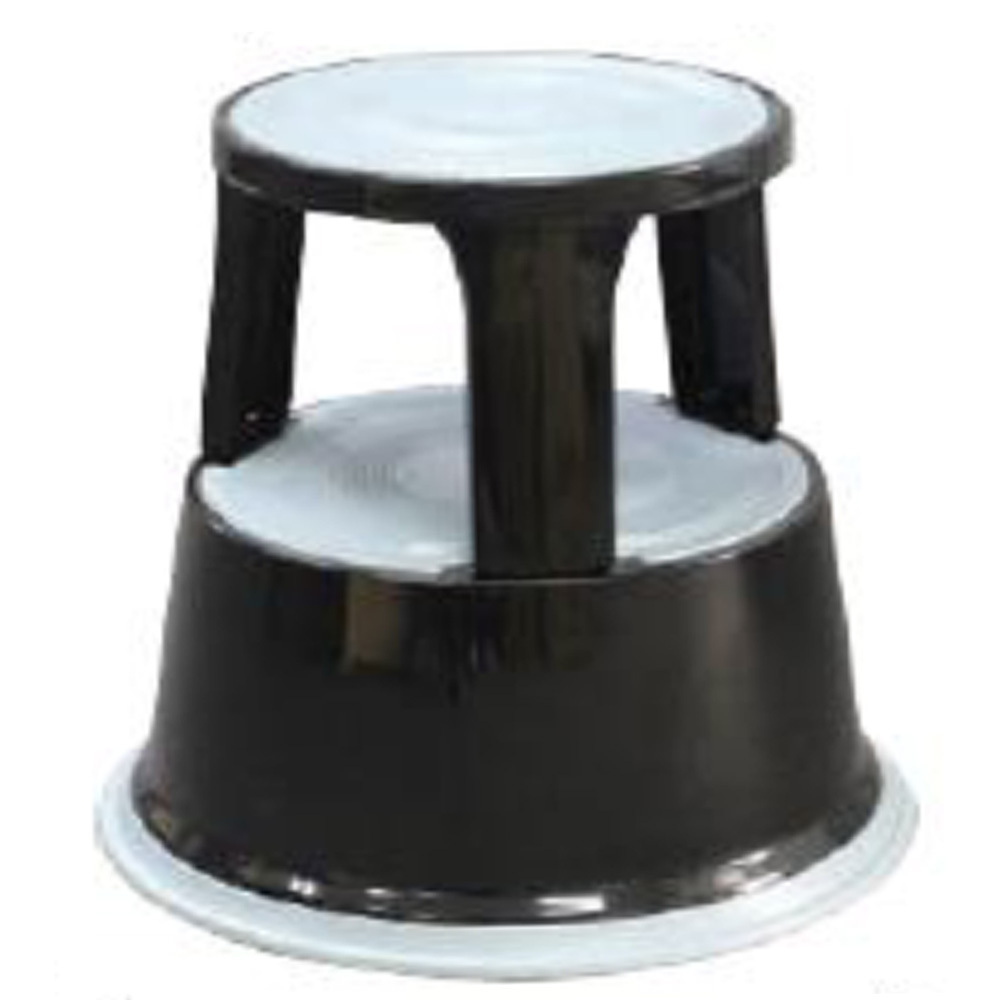 Tekkashop TNSS520 Library Furniture Kick Steel Stool with Anti Slip Stepping Base (Height 435 mm)