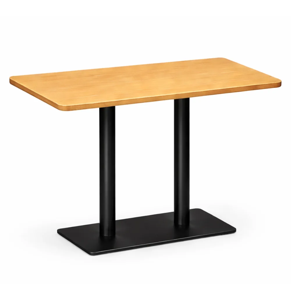 Industrial Rectangular 4 Pax Dining Table Melamine Table Top with Powd, MWDT1037