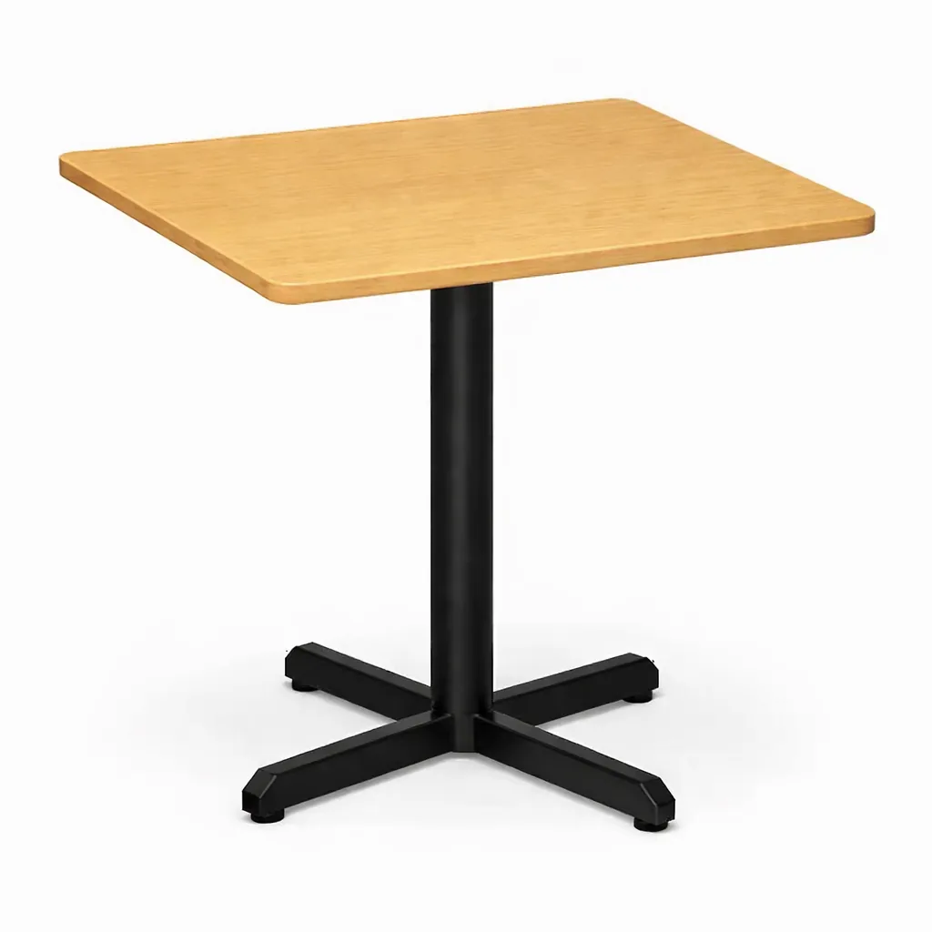 Industrial Square 4 Pax Dining Table Melamine Table Top with Powder-co, MWDT330