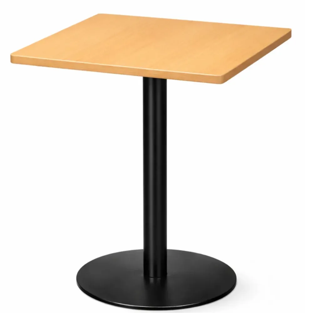 Industrial Square 4 Pax Dining Table Melamine Table Top with Powder-co, MWDT482