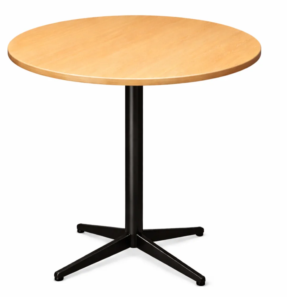 Industrial Round 4 Pax Dining Table Melamine Table Top with Powder-coa, MWDT5425