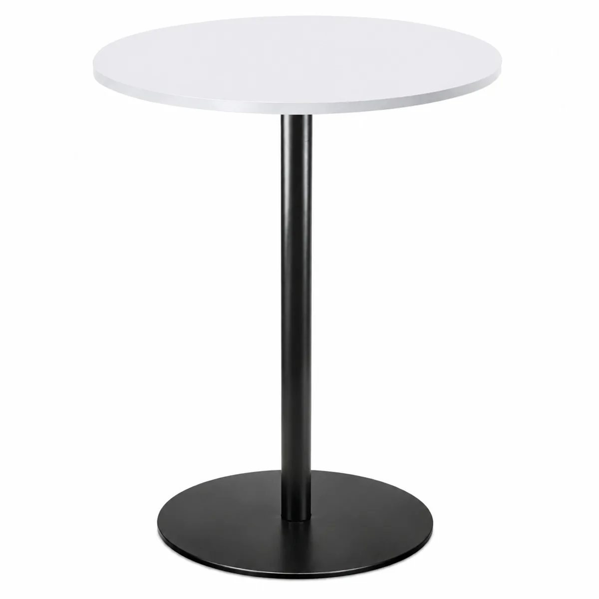 Modern Restaurant Cafe Round Bar Table with Metal Pedestal Base 600mm, SIBT5192