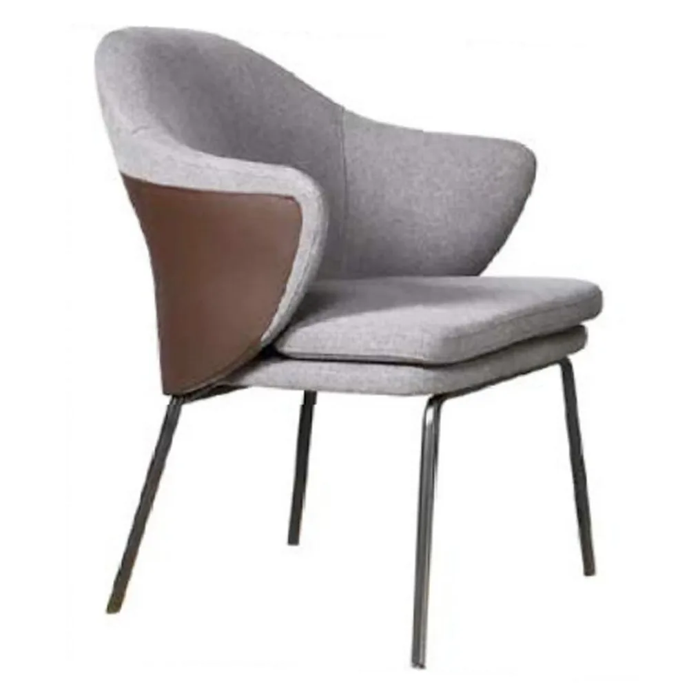 Modern Penguin Shaped Fabric Cushion Seat with Black PU Leather Cover , SIDC1000 (view 2)
