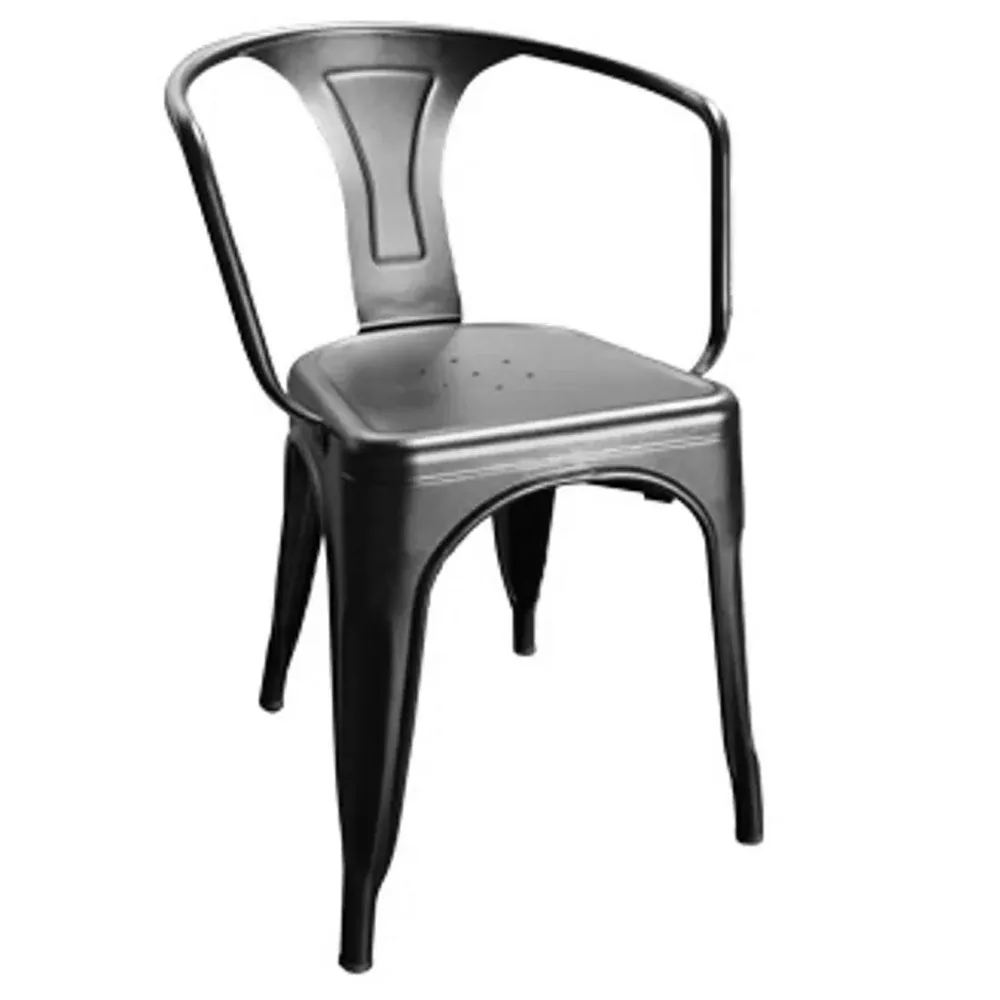 West Industrial Style Stackable Mild Steel Pub Bistro Restaurant Dinin, SIDC333