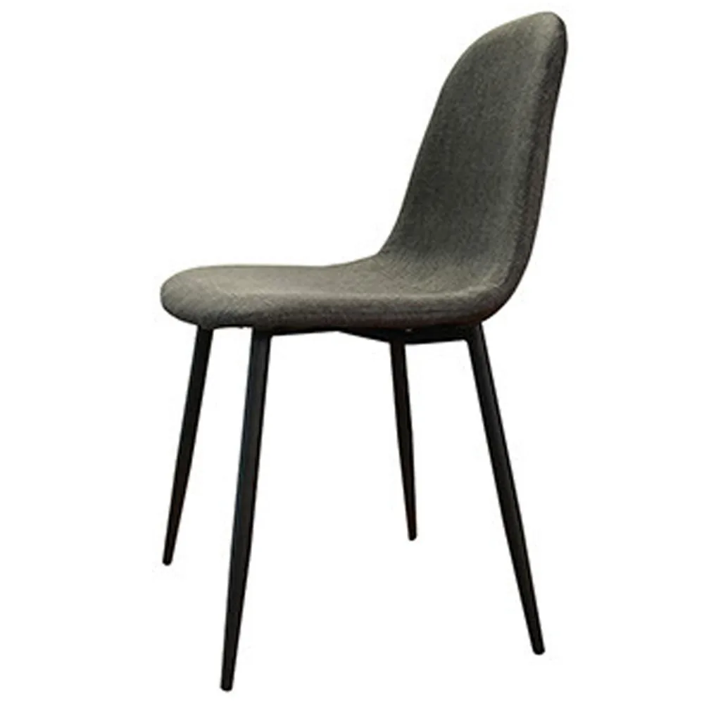 Elegant Modern Style Fabric Cushion Dining Chair with Slim Metal Tube , SIDC383 (view 2)