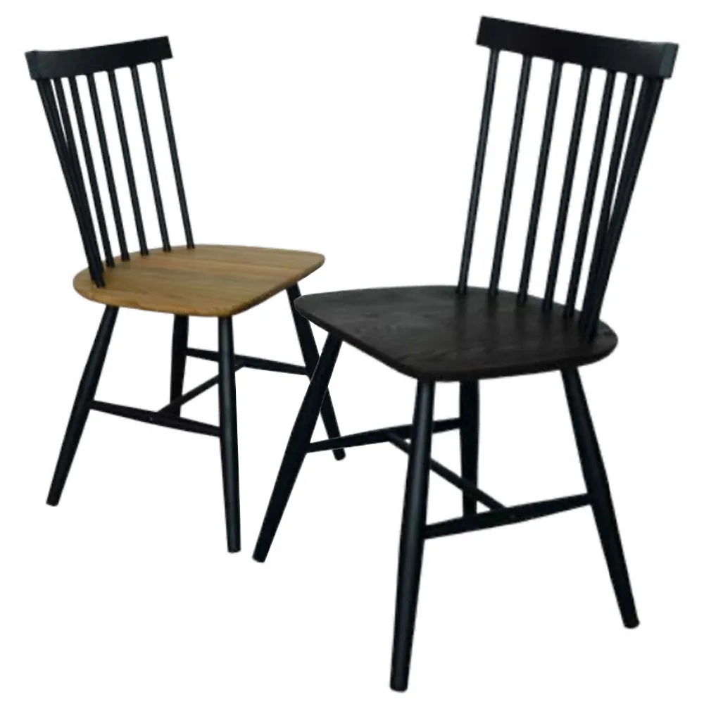Classic Windsor Style Cafe Restaurant Furniture Wooden Seat with Mid S, SIDC433