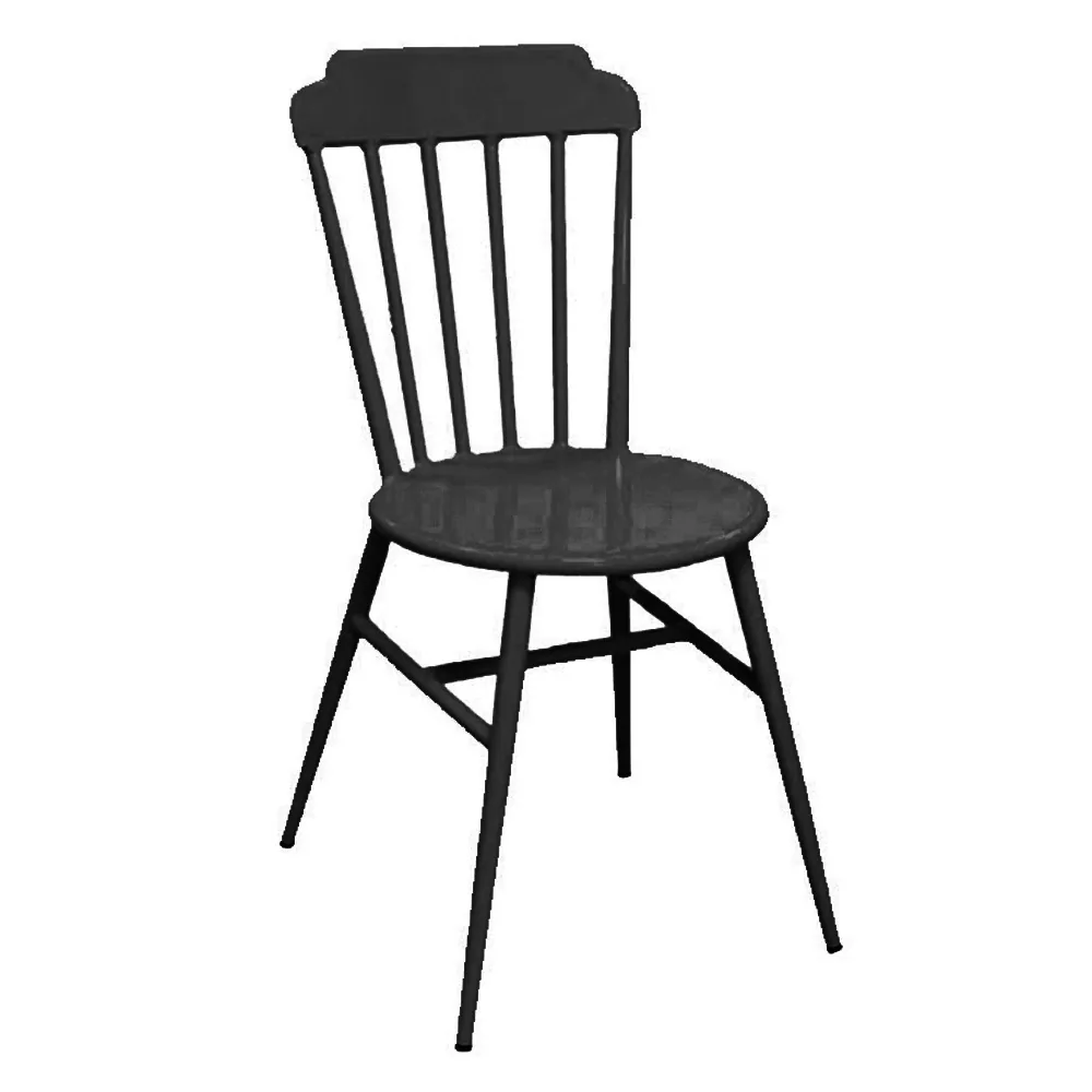 Mid Century British Style Metal Frame High Backrest Restaurant Grade D, SIDC483