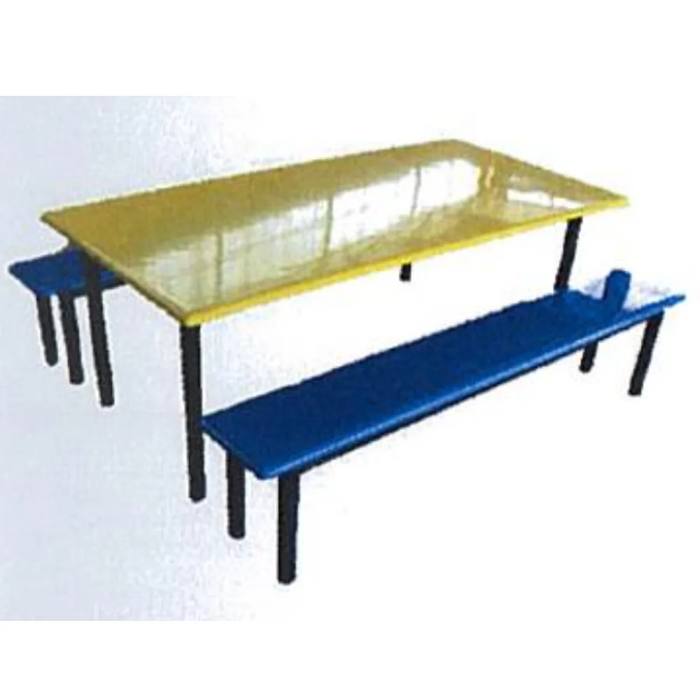 Retro Style Fast Food Chain Restaurant Outdoor 8 Pax Fibreglass Dining, TNDT1210 (view 2)