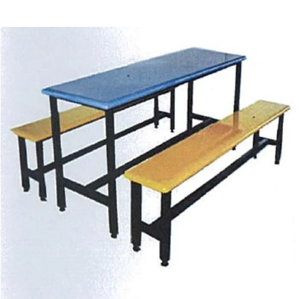 Retro Style Fast Food Chain Restaurant School Canteen Fibreglass 8 Pax, TNDT1353 (view 2)