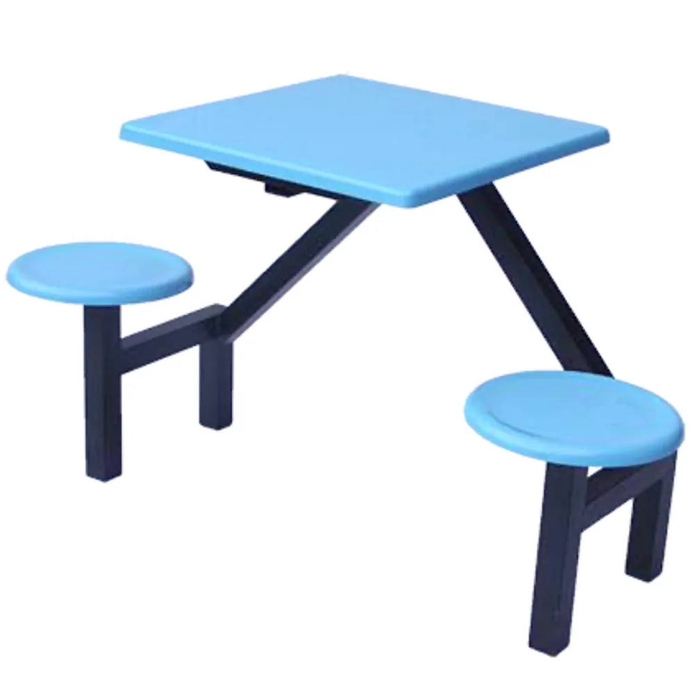Retro Style Fast Food Chain Outdoor 2 Pax Dining Table and 2 Joint Din, TNDT550