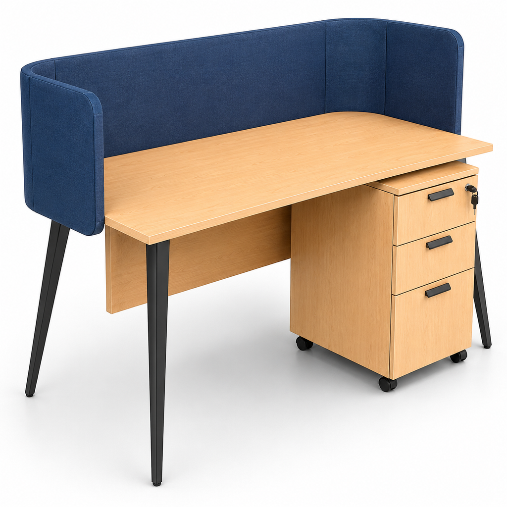 Workstation Desk with Panel