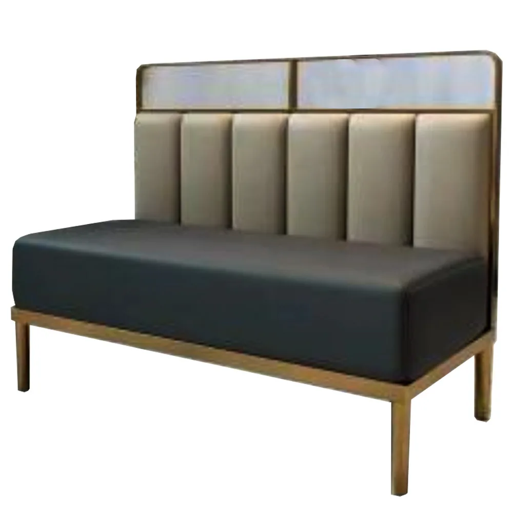 Commercial Use  PU Leather Cushion Restaurant Dining Long Bench with P, YTDB01
